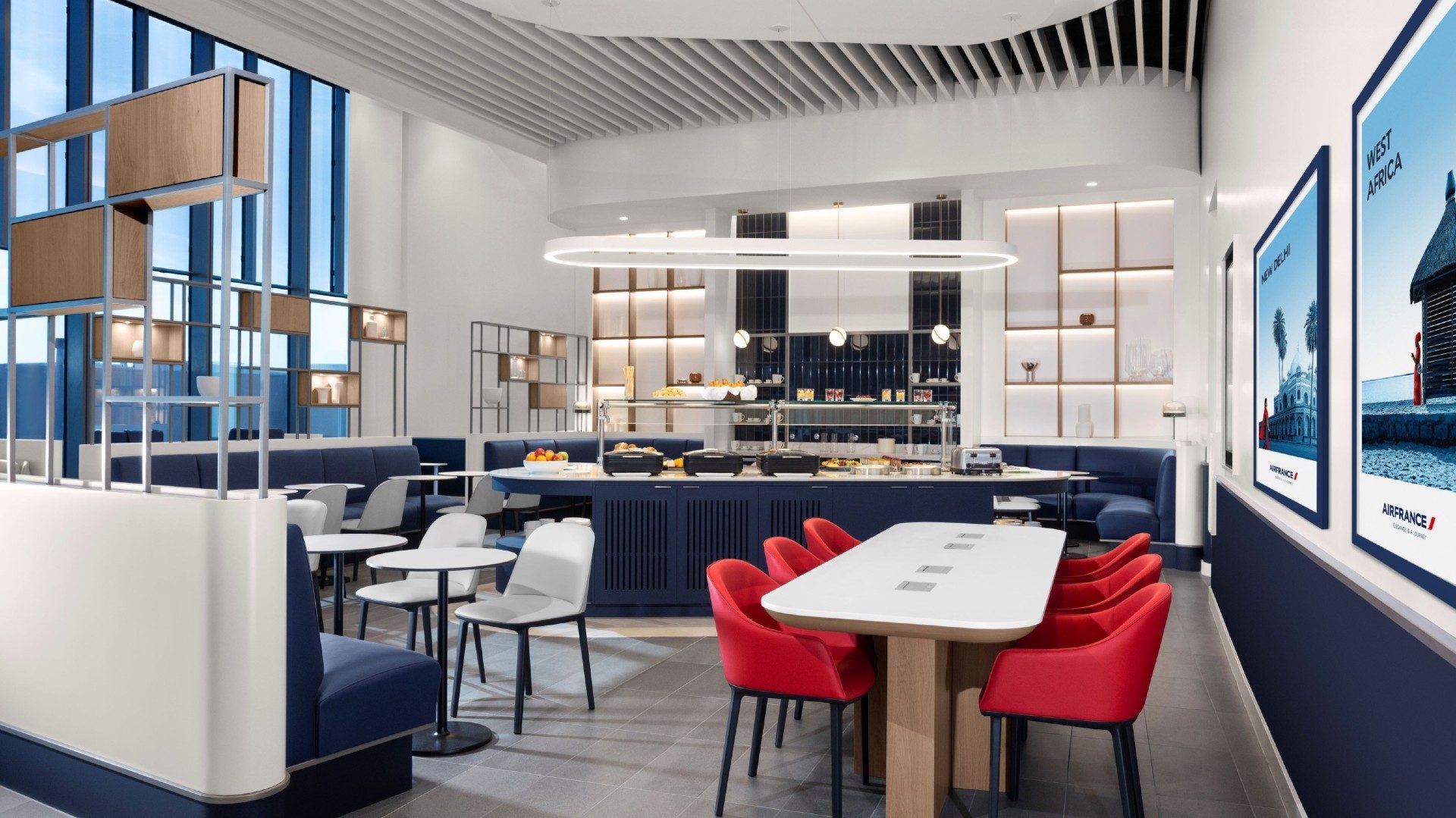 Air France ORD lounge