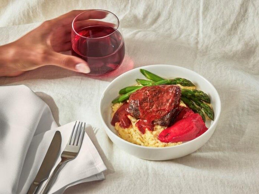 Delta Chef José Andrés beef short ribs