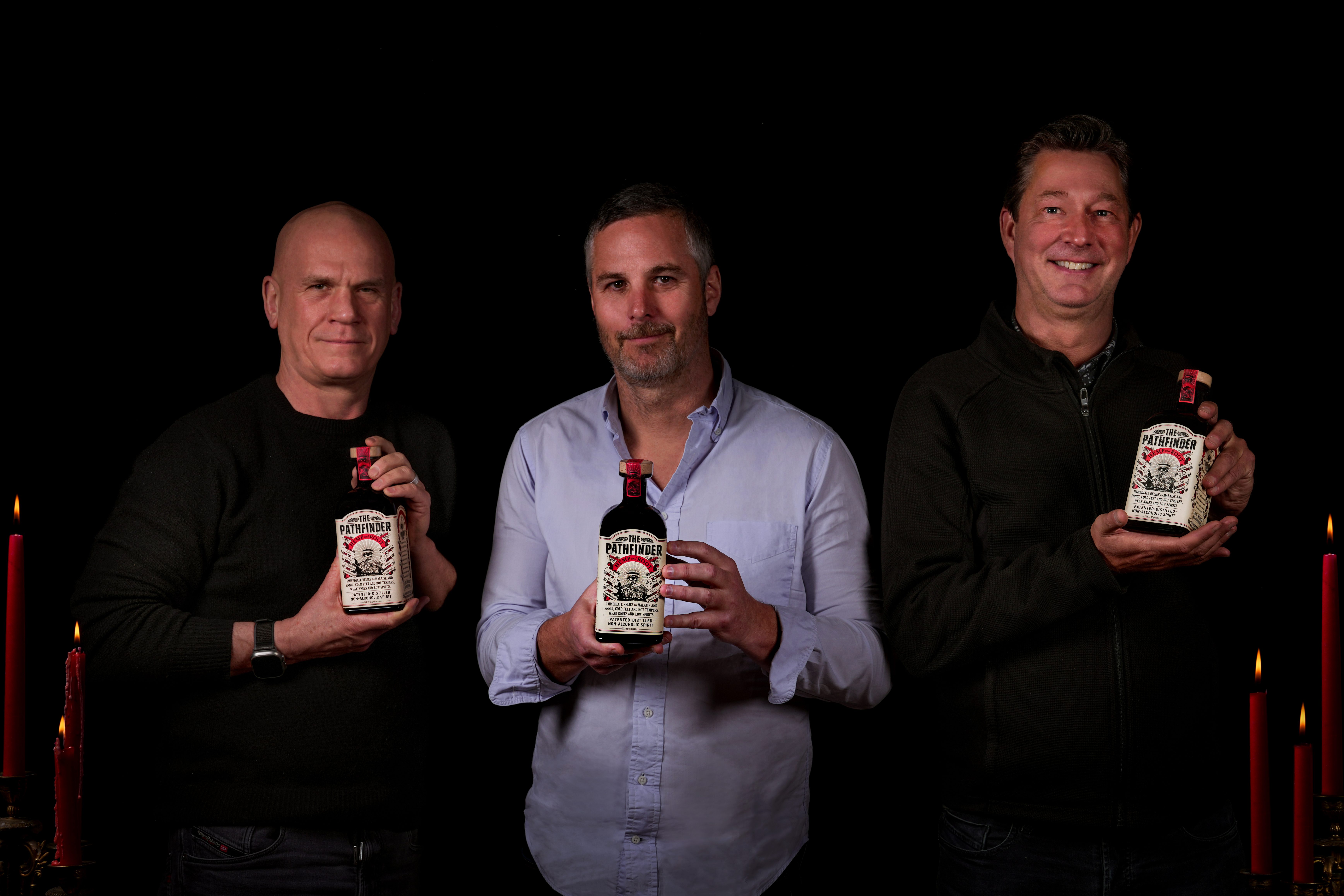 L-R: Steven Grasse, Chris Abbott, Guy Escolme