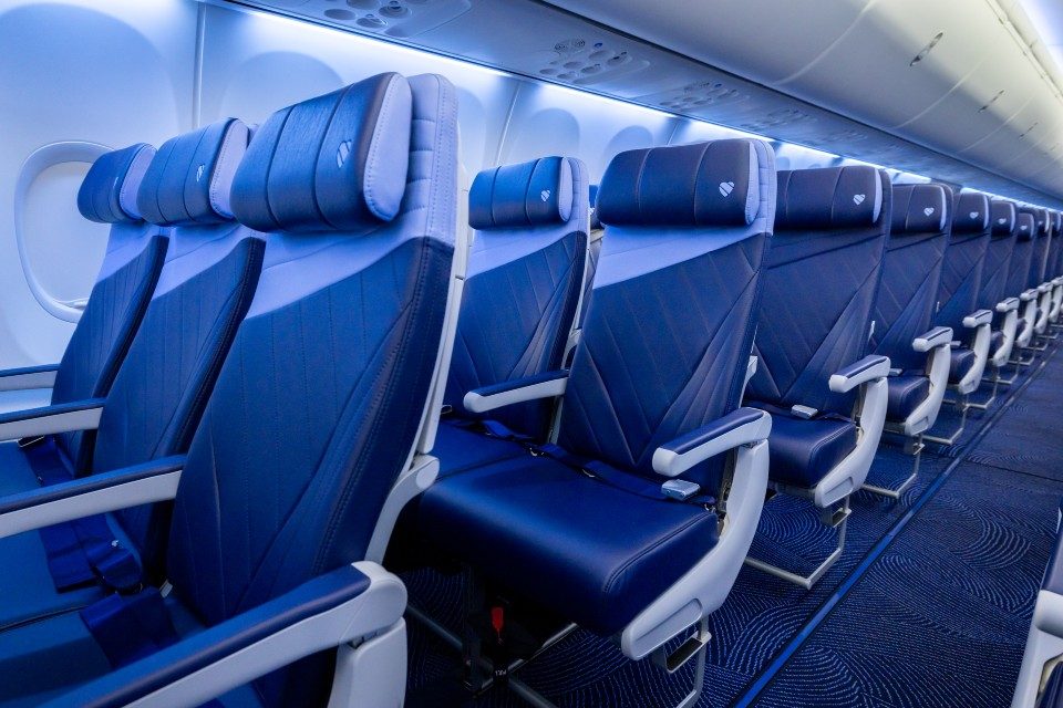 Southwest Airlines ELR seats