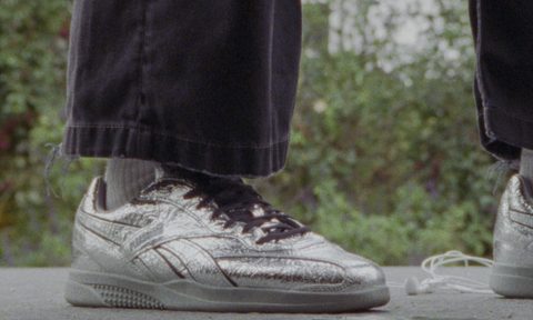 silver metallic reebok x pleasures