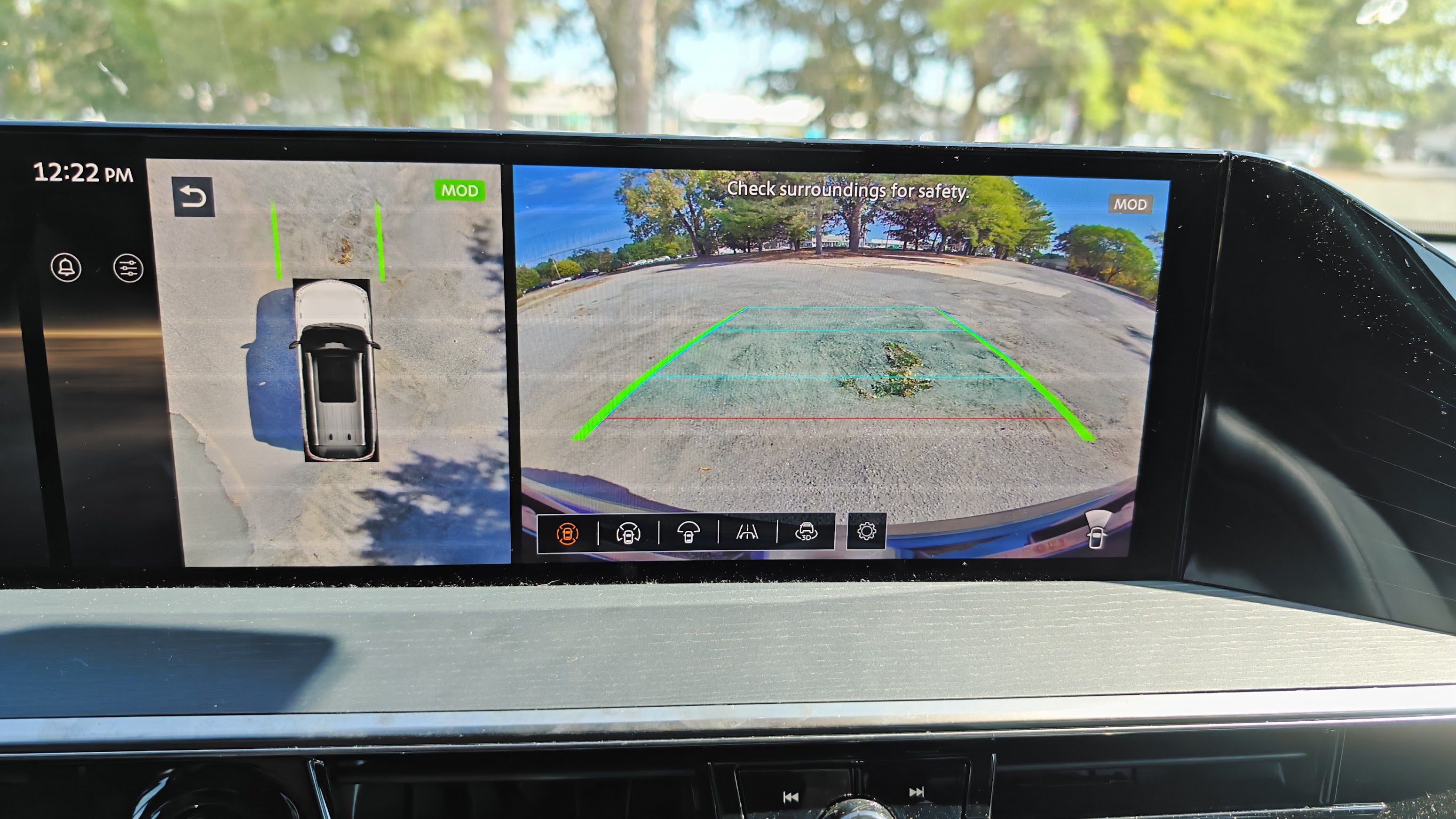 Infiniti QX80 Sport cameras