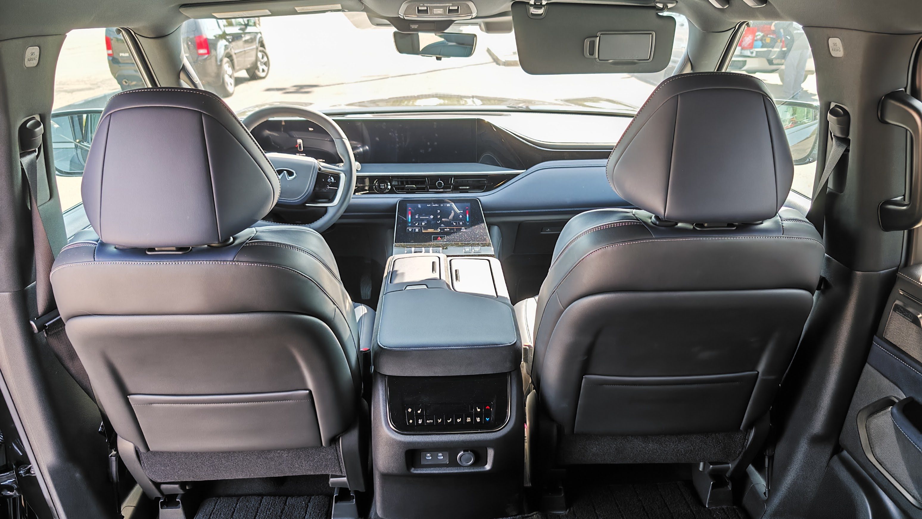 Infiniti QX80 Sport interior view with dash