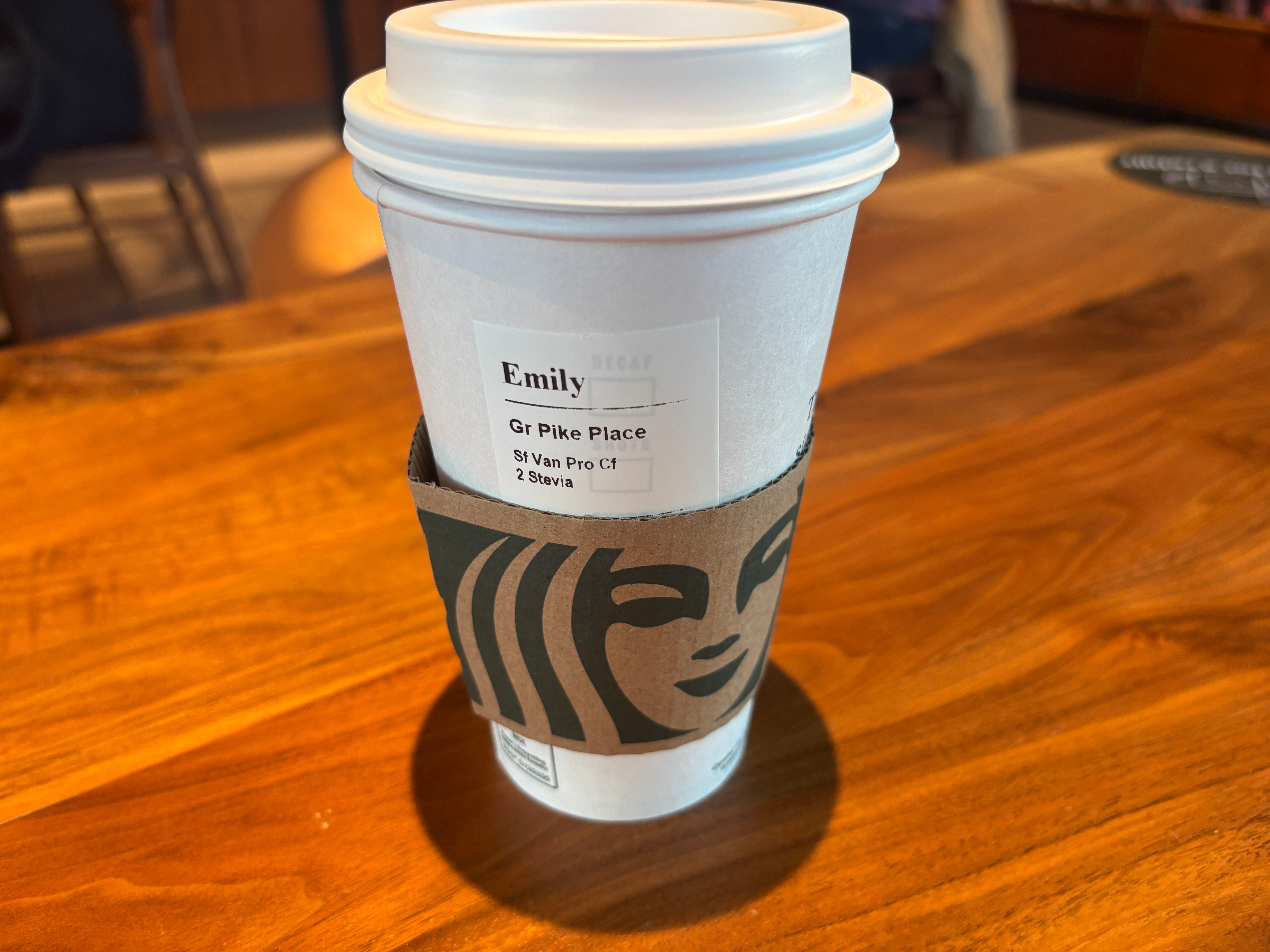 Starbucks hot cup