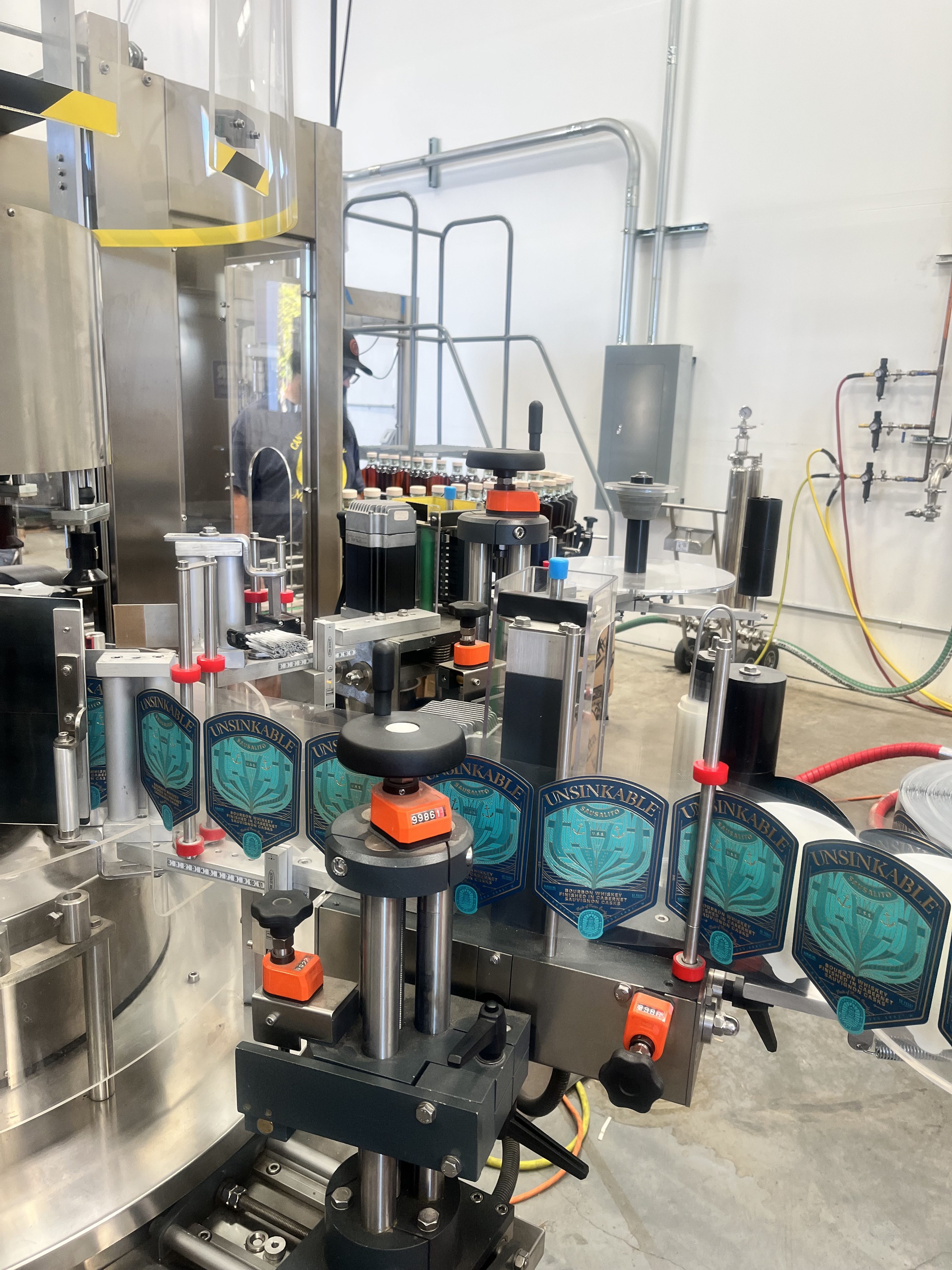 Sausalito Liquor Co. labeling process
