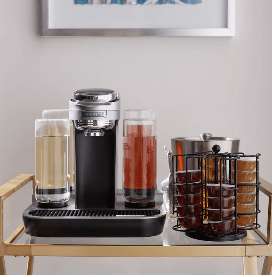 Lifestyle shot of the Bartesian Professional Cocktail Maker
