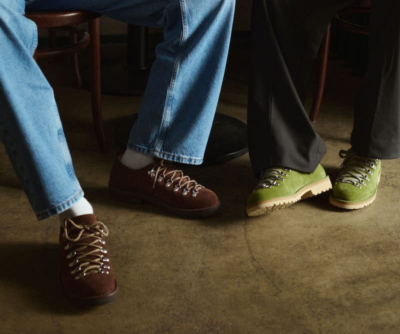 models wearing NN.07 x fracap sheos
