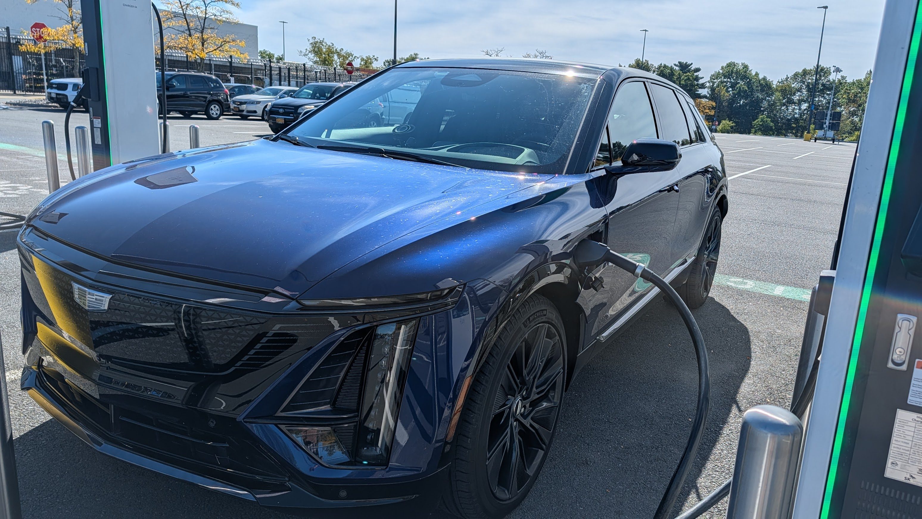 a 2026 Cadillac Lyriq charging