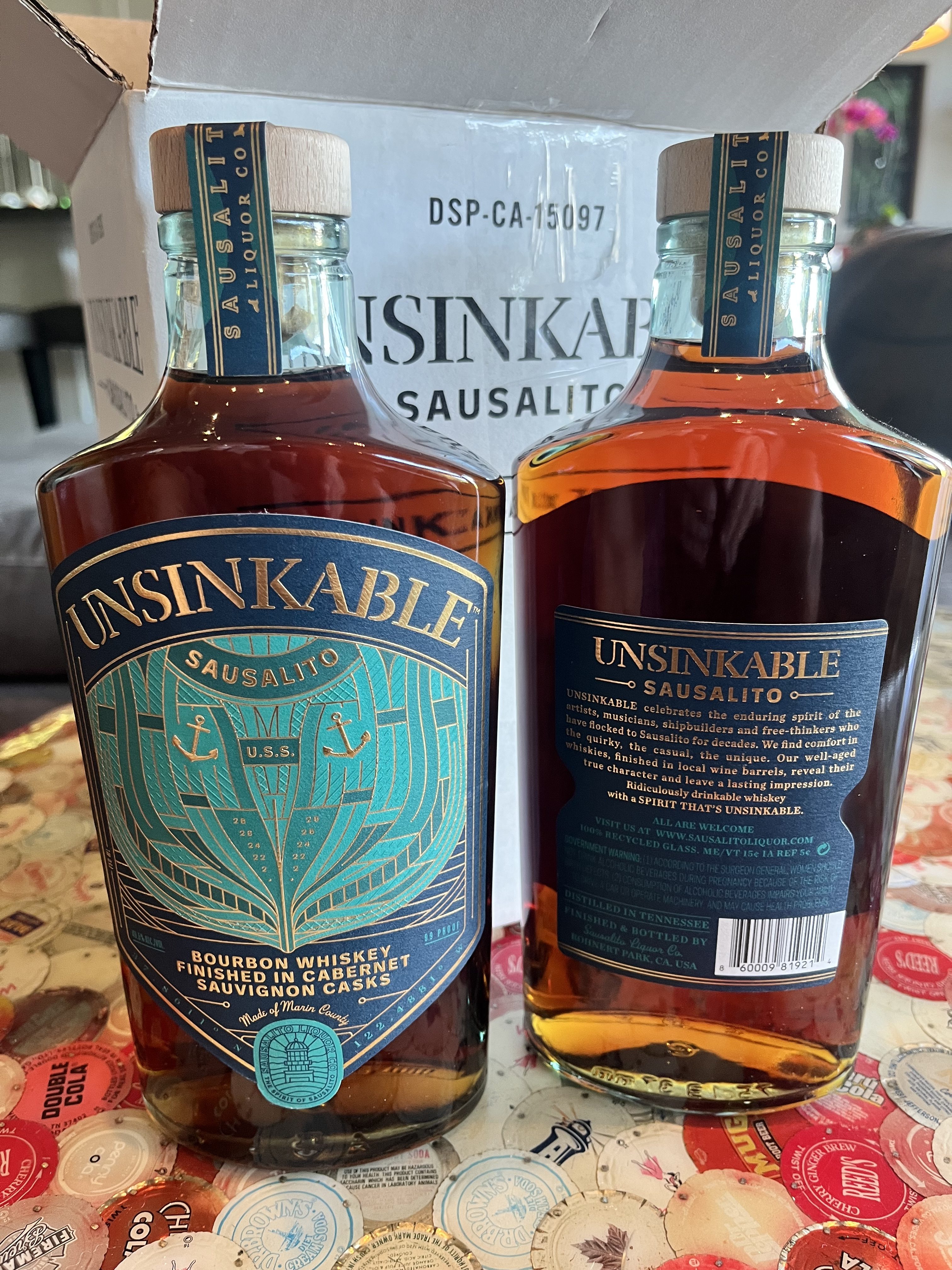 Sausalito Liquor Co. packaging