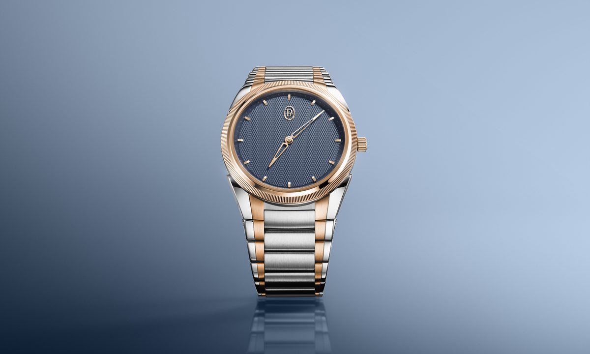 TONDA PF MICRO-ROTOR IN STEEL & ROSE GOLD