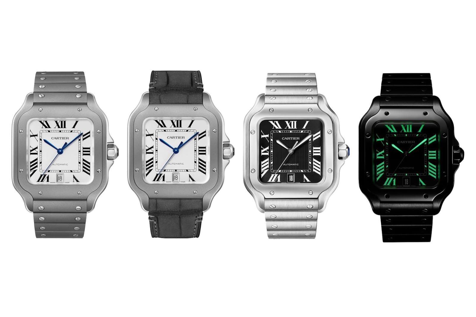 Cartier's new Santos made of lightweight titanium