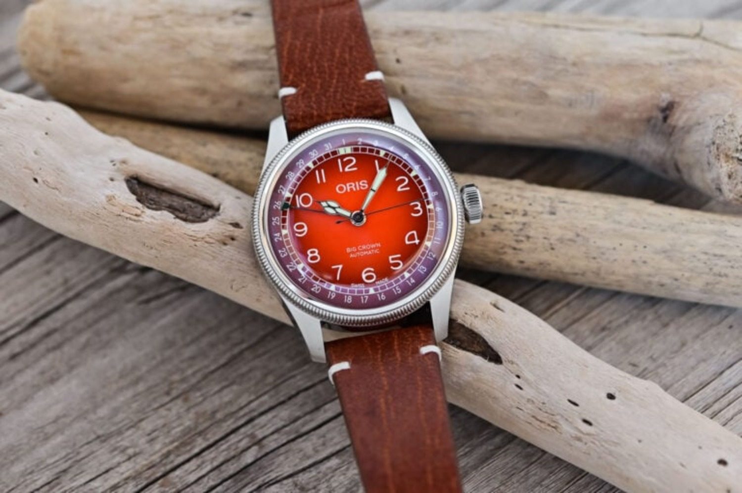 The Oris x Cervo Volante Pointer Date 40mm