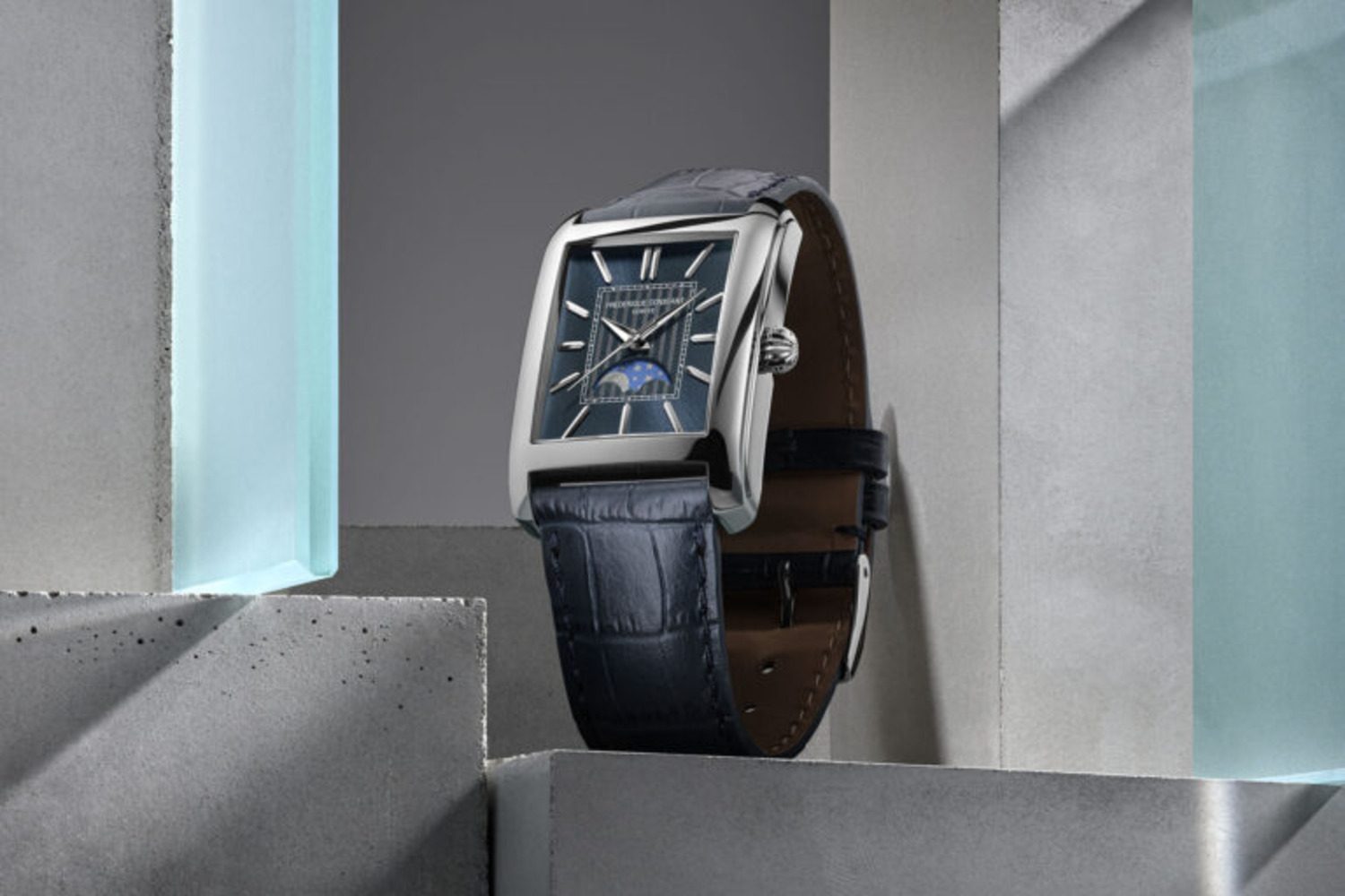 The Frederique Constant Classics Carr&eacute;e Moonphase