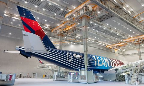 Delta Olympics livery
