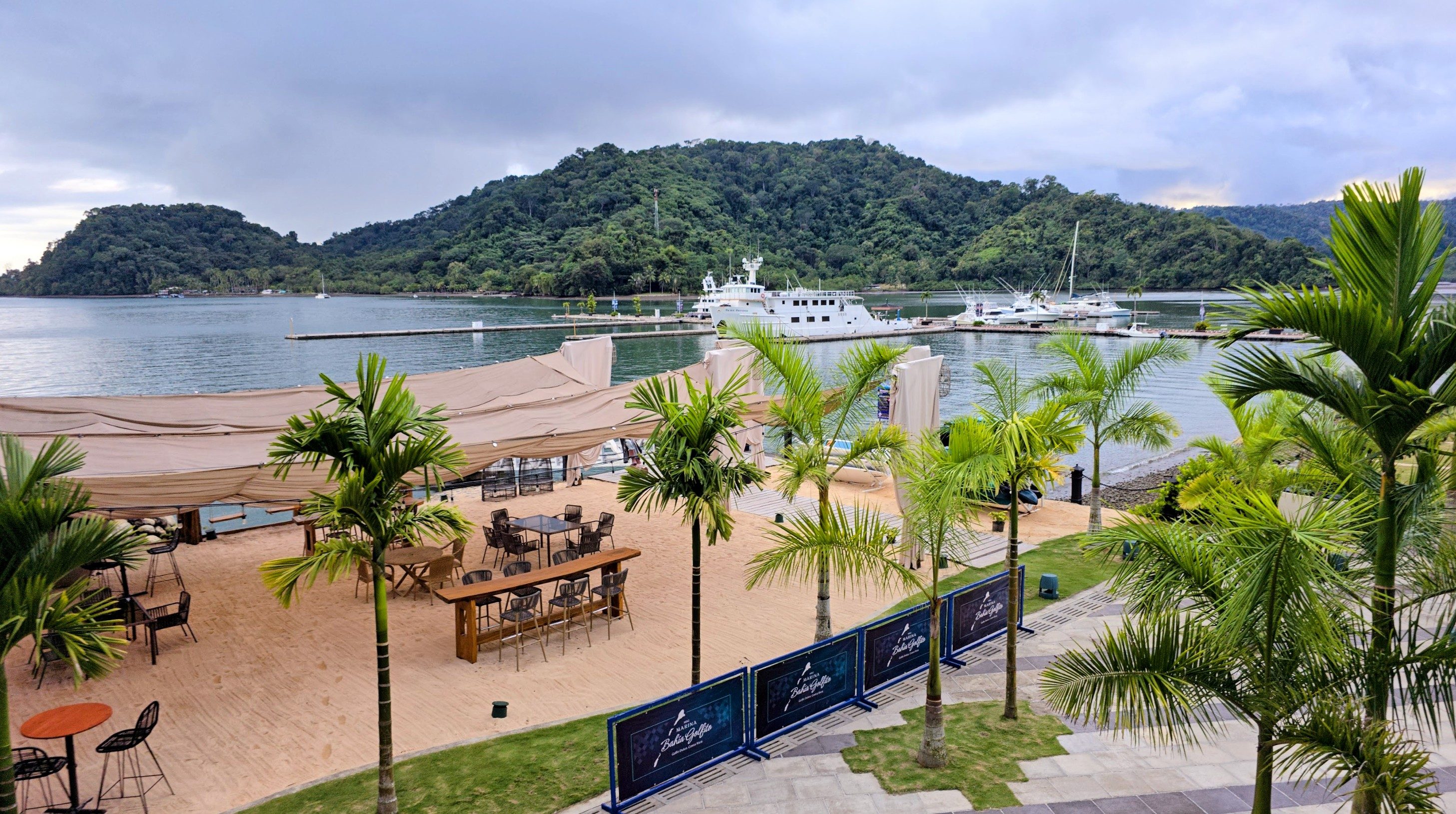 the view from amaka lodge in Costa Rica