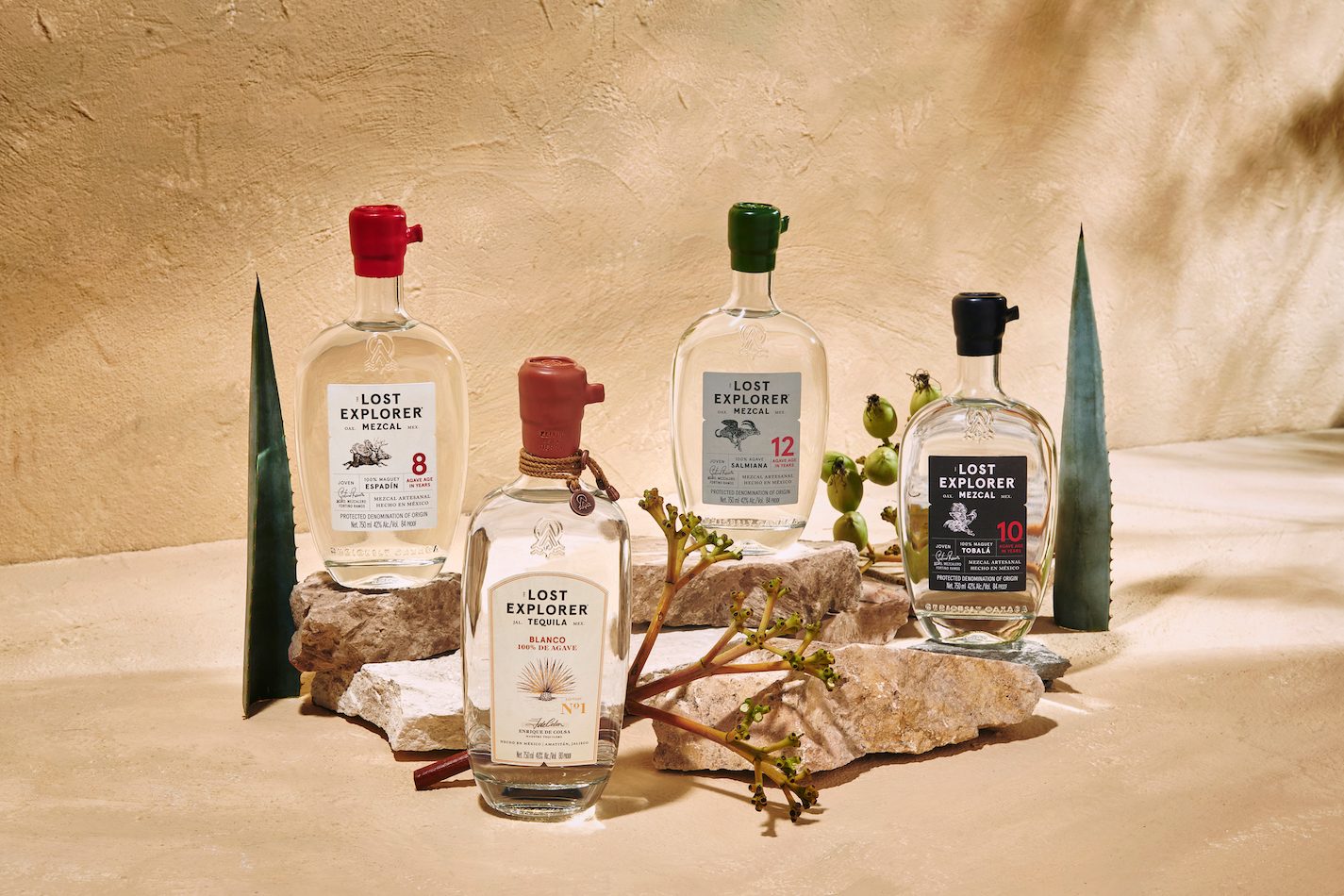 The Lost Explorer agave spirits group.