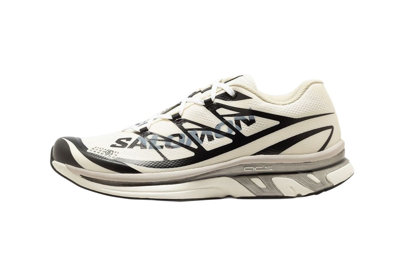 white mm6 maison margiela x salomon