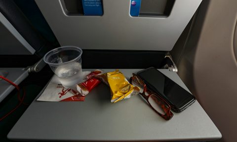 airplane water