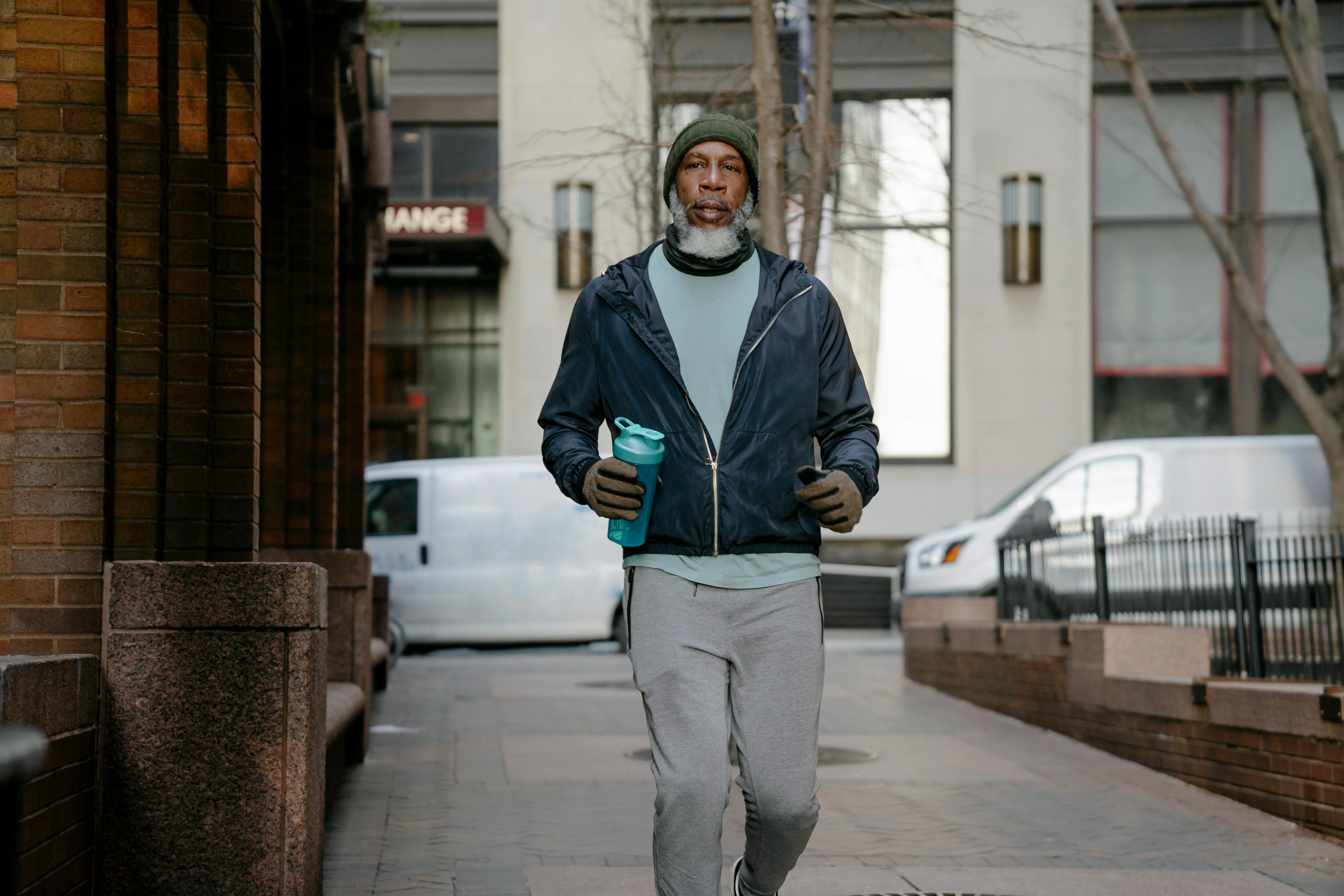 Man walking.