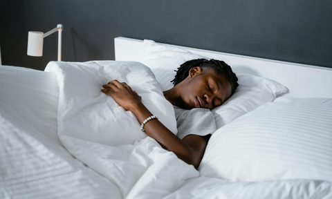 man sleeping
