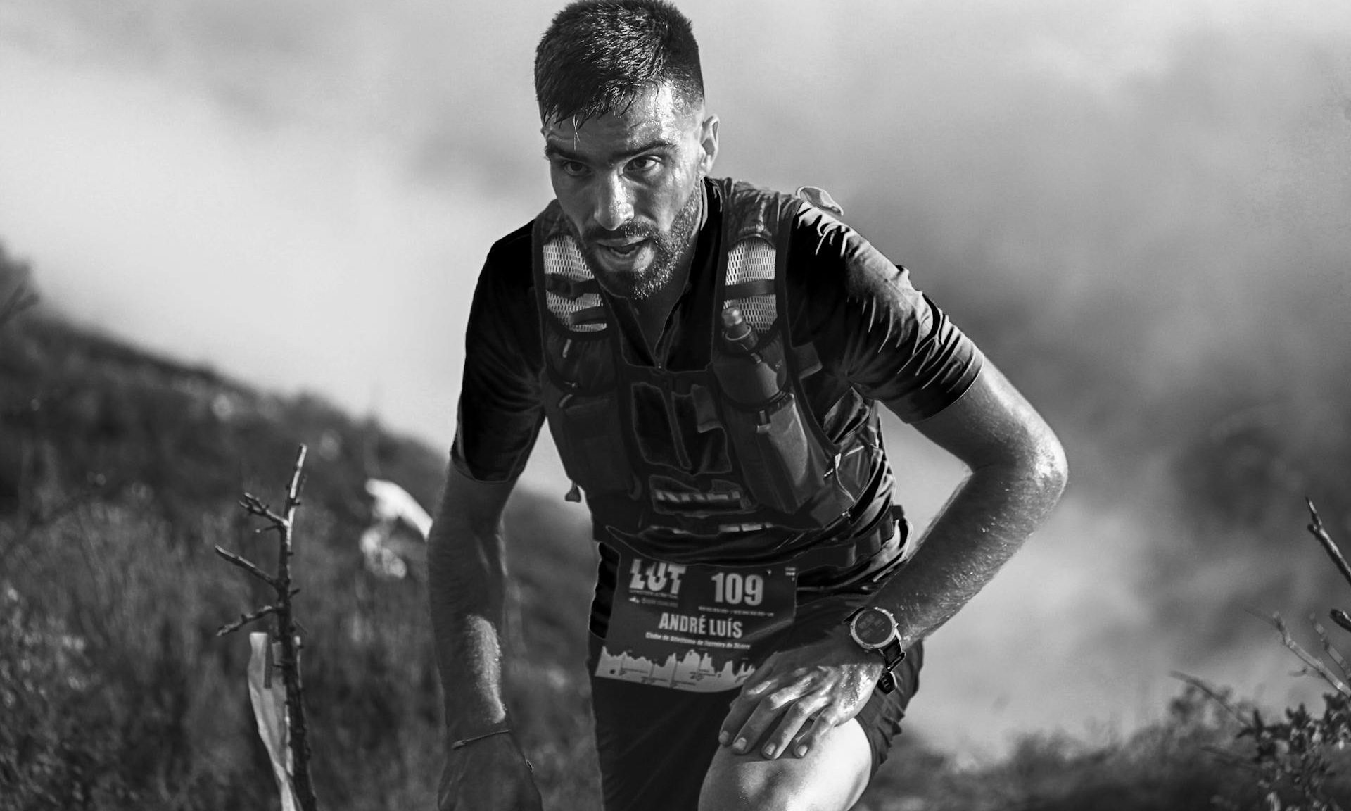 man running marathon