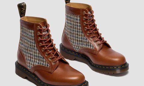 pair of dr. martens boots
