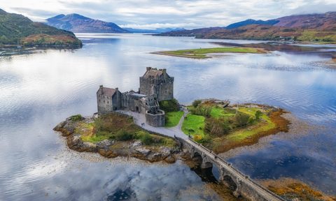 unforgettable travel castles and conspiracies eilean donan castle scotland aerial view