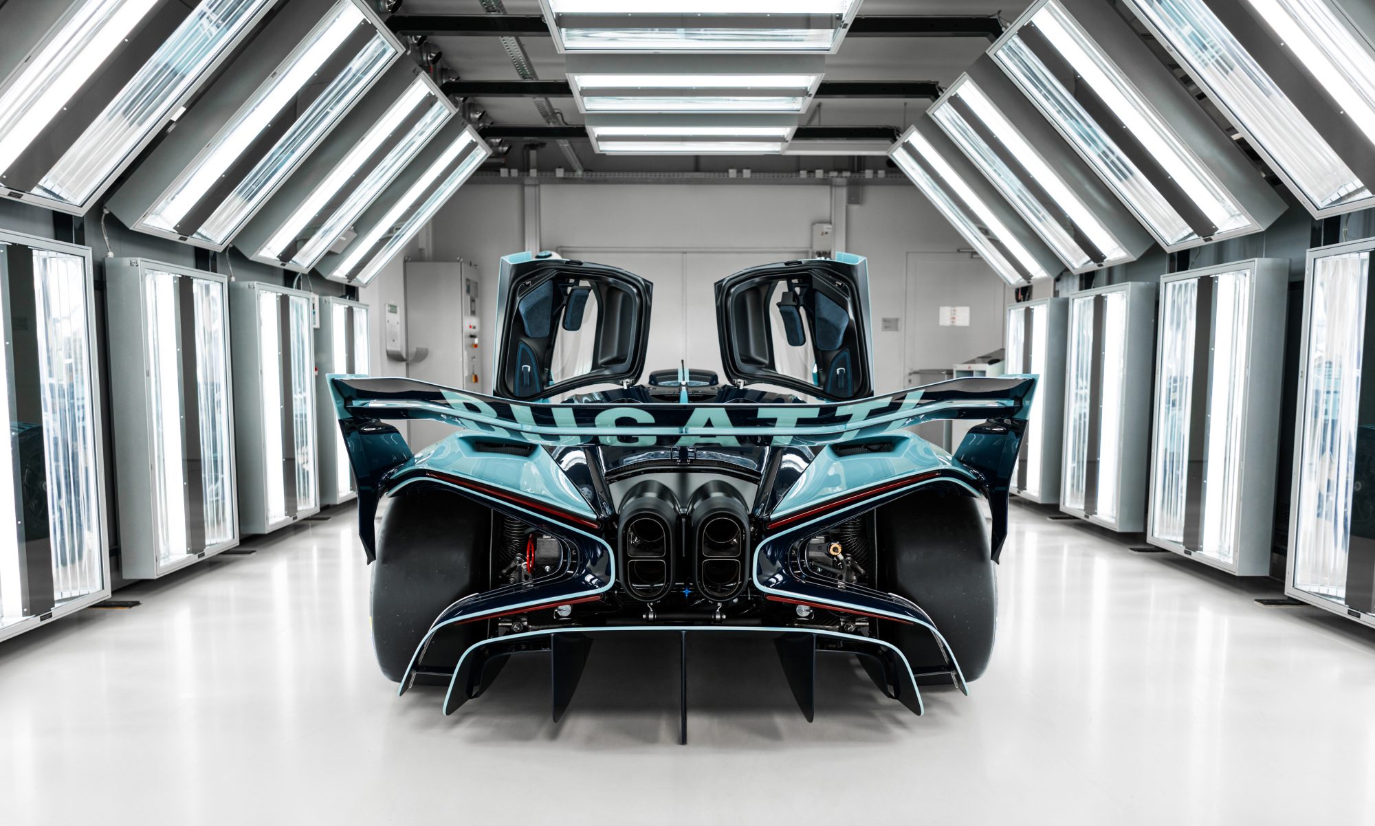 Finished in a bespoke specification featuring &lsquo;Black Blue&rsquo; and &lsquo;Special Blue Lyonnais&rsquo; exterior details.