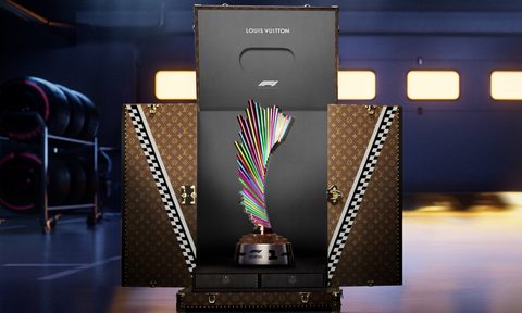 Louis Vuitton F1 2025 Las Vegas Grand Prix Trophy Trunk.