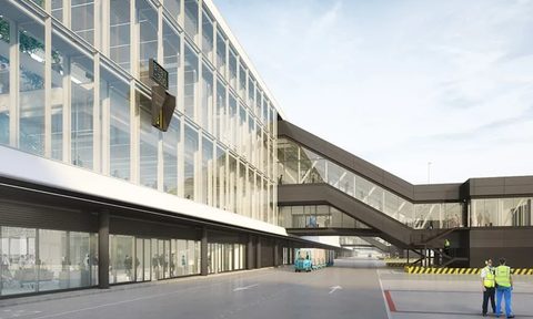 New pier at Schiphol Airport