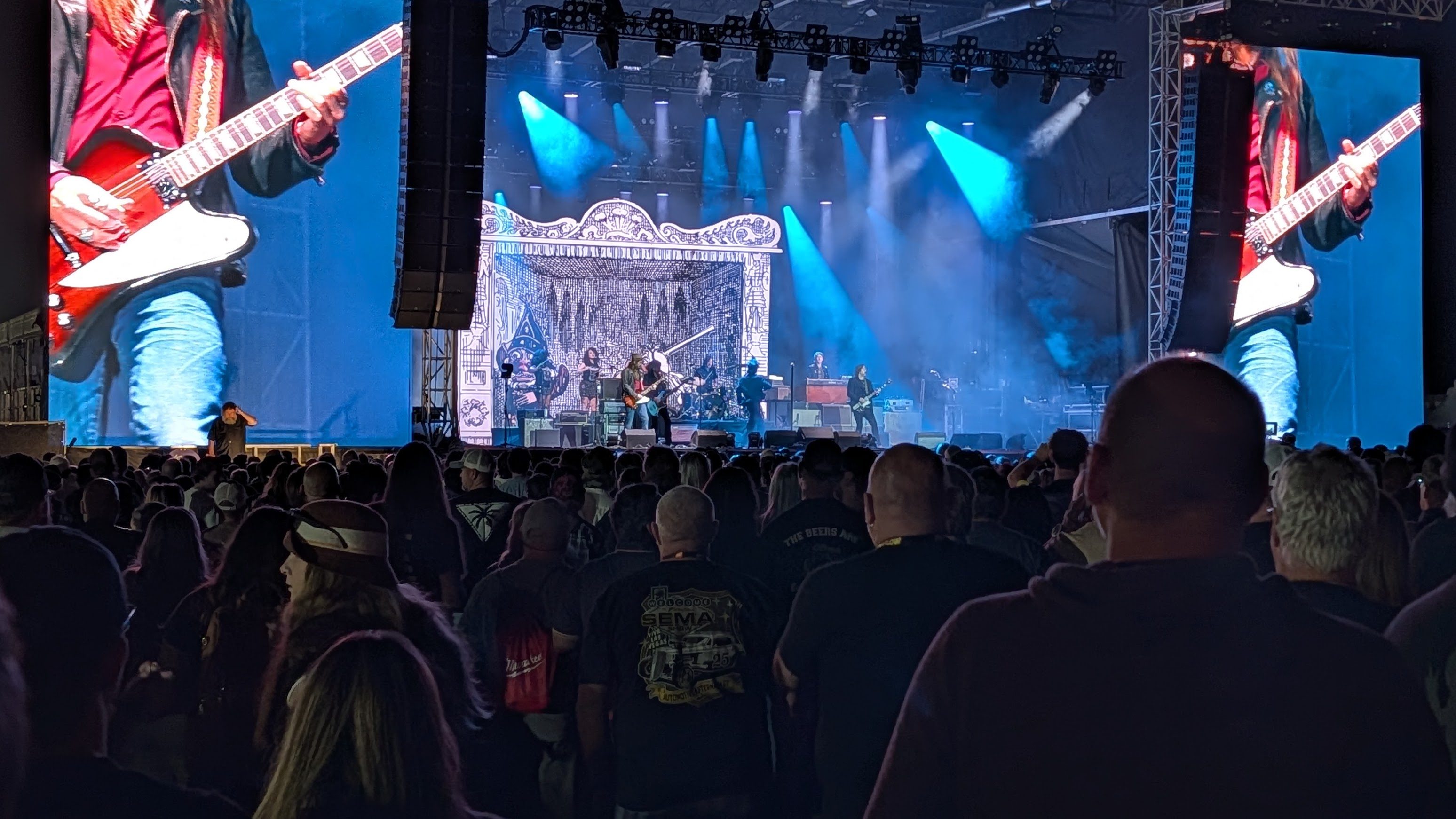 The Black Crowes performing at SEMA Fest 2025