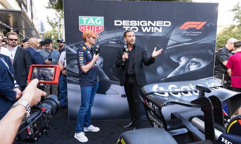 TAG Heuer opens a new Austin boutique with Max Verstappen