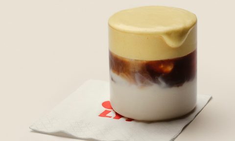 salted egg custard latte