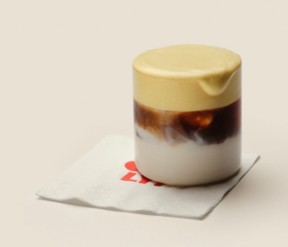salted egg custard latte