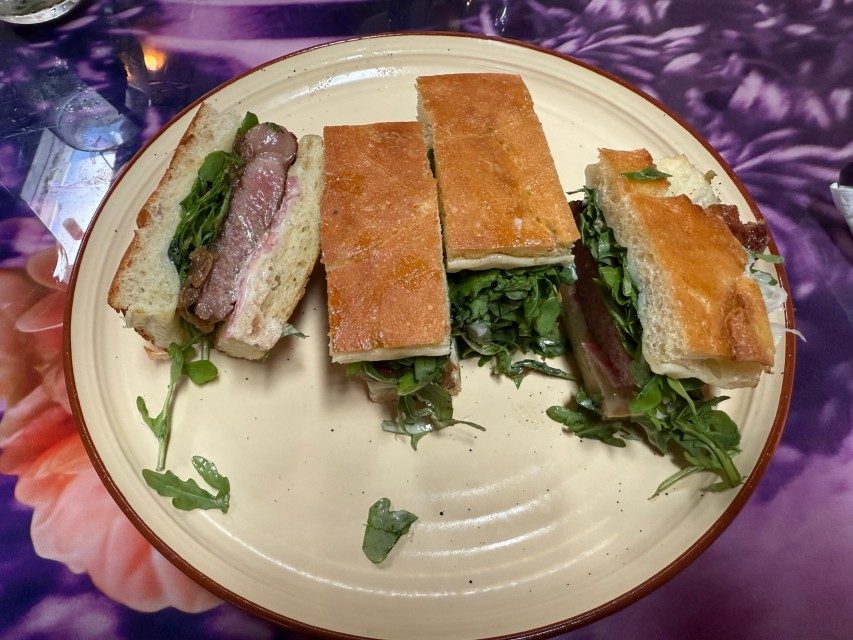 Wagyu beef sandwich at Maydan Market