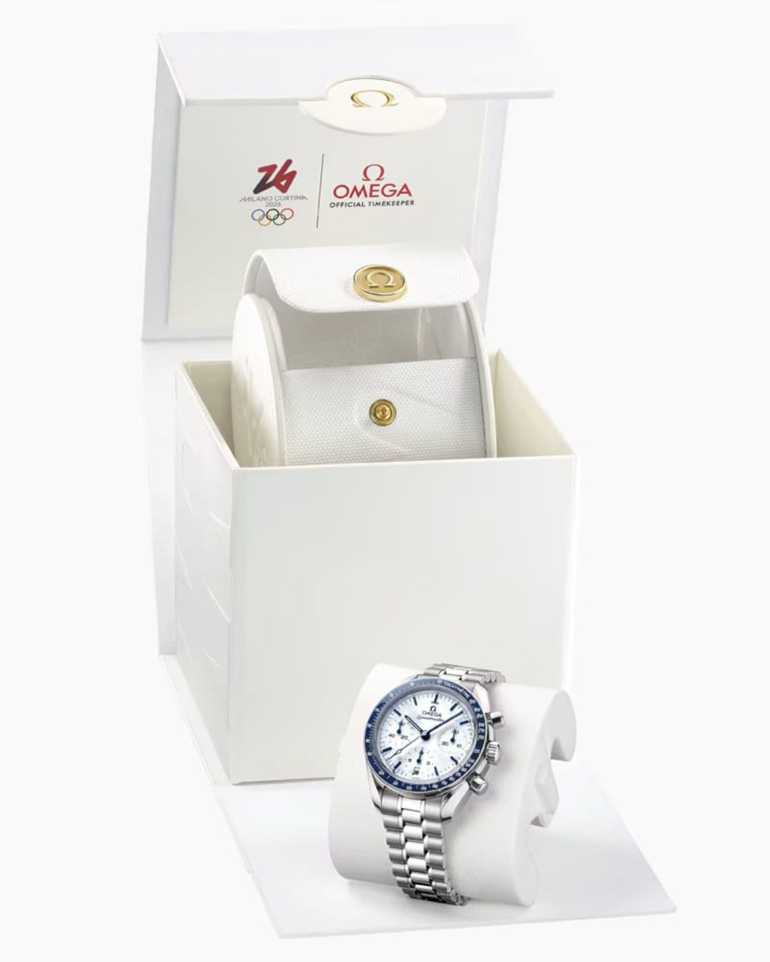The Speedmaster 38mm Milano Cortina 2026