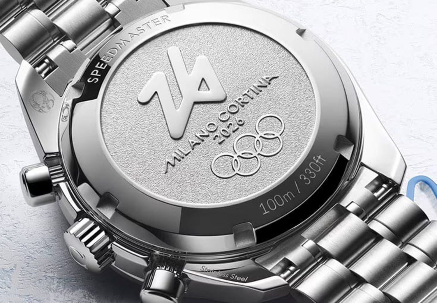 The Speedmaster 38mm Milano Cortina 2026