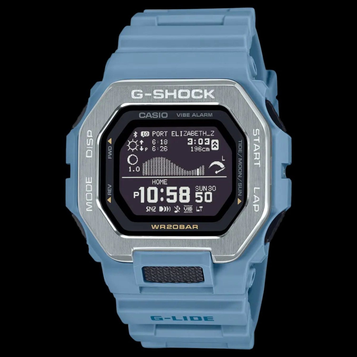 The GBX-100 in blue from Casio
