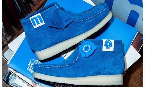 atmox s clarks x manhattan records wallabee