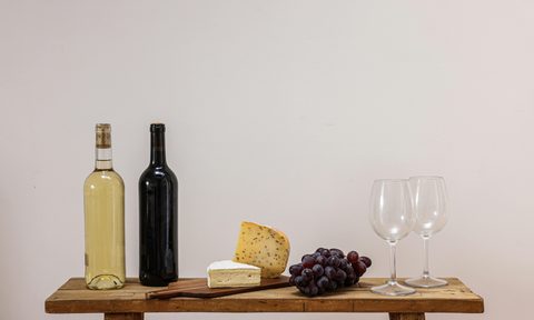 wine and cheese