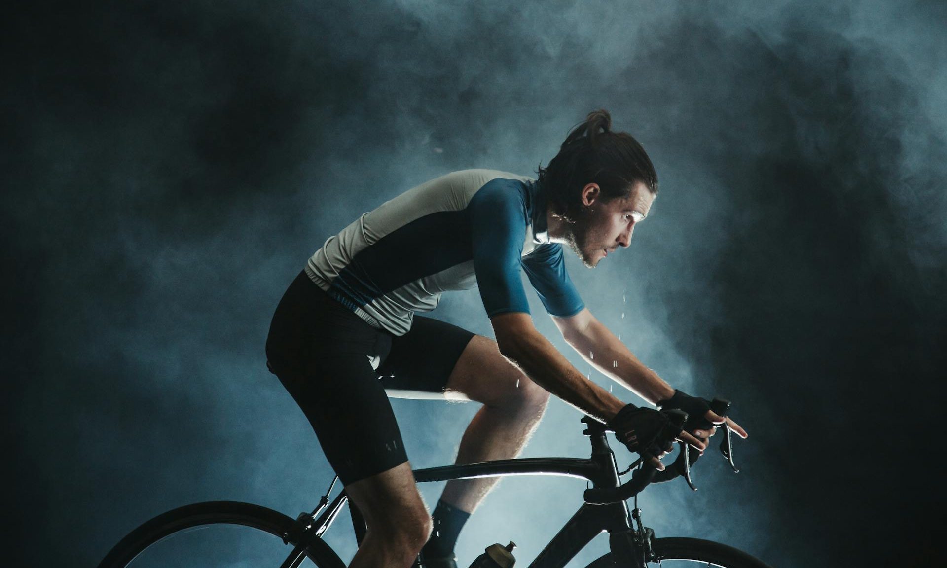 man cycling
