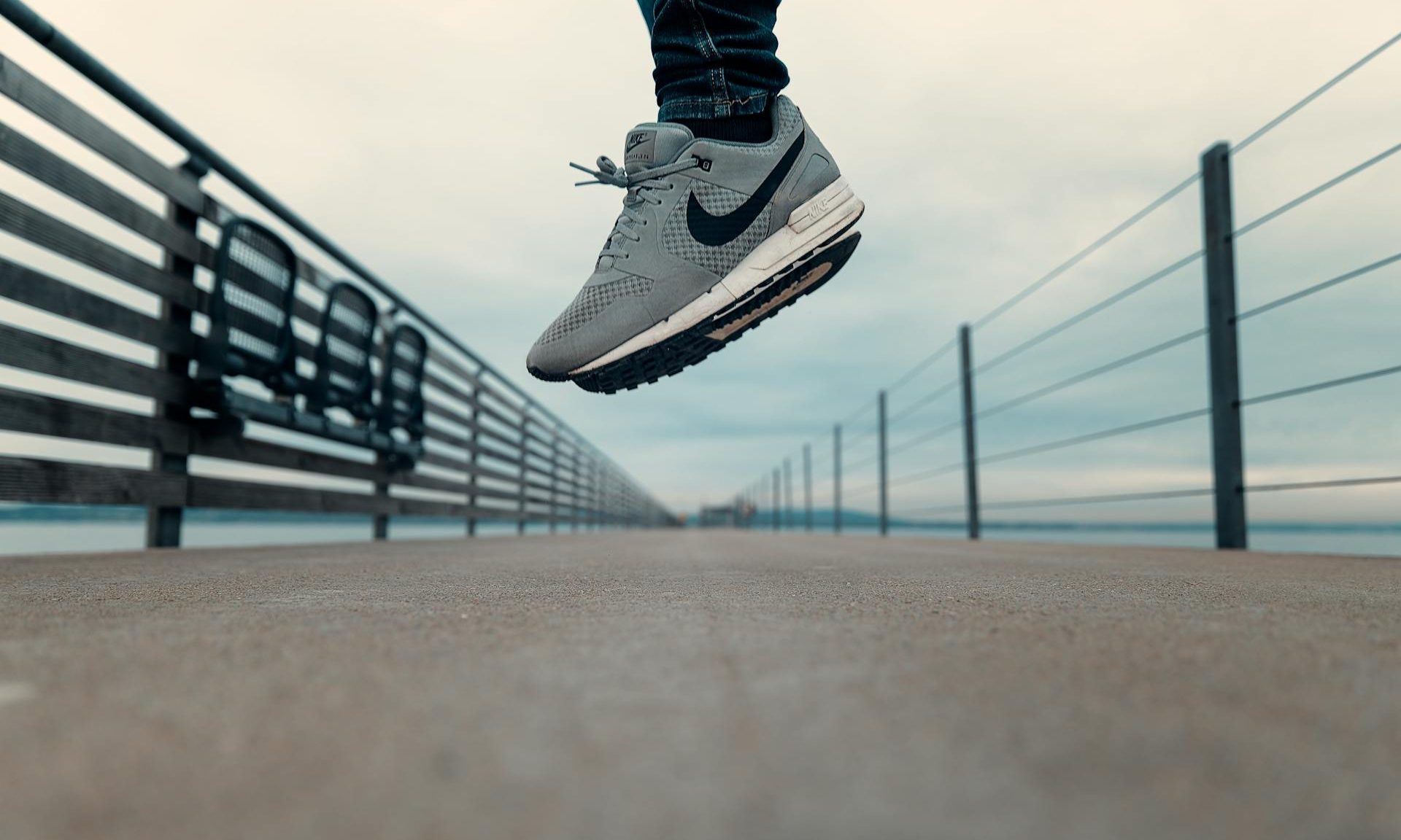 jumping feet man shoes