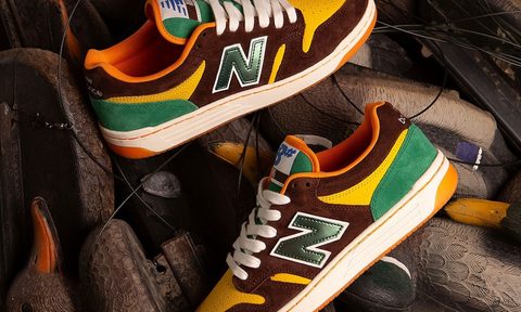 pair of new balance numeric skate shoes