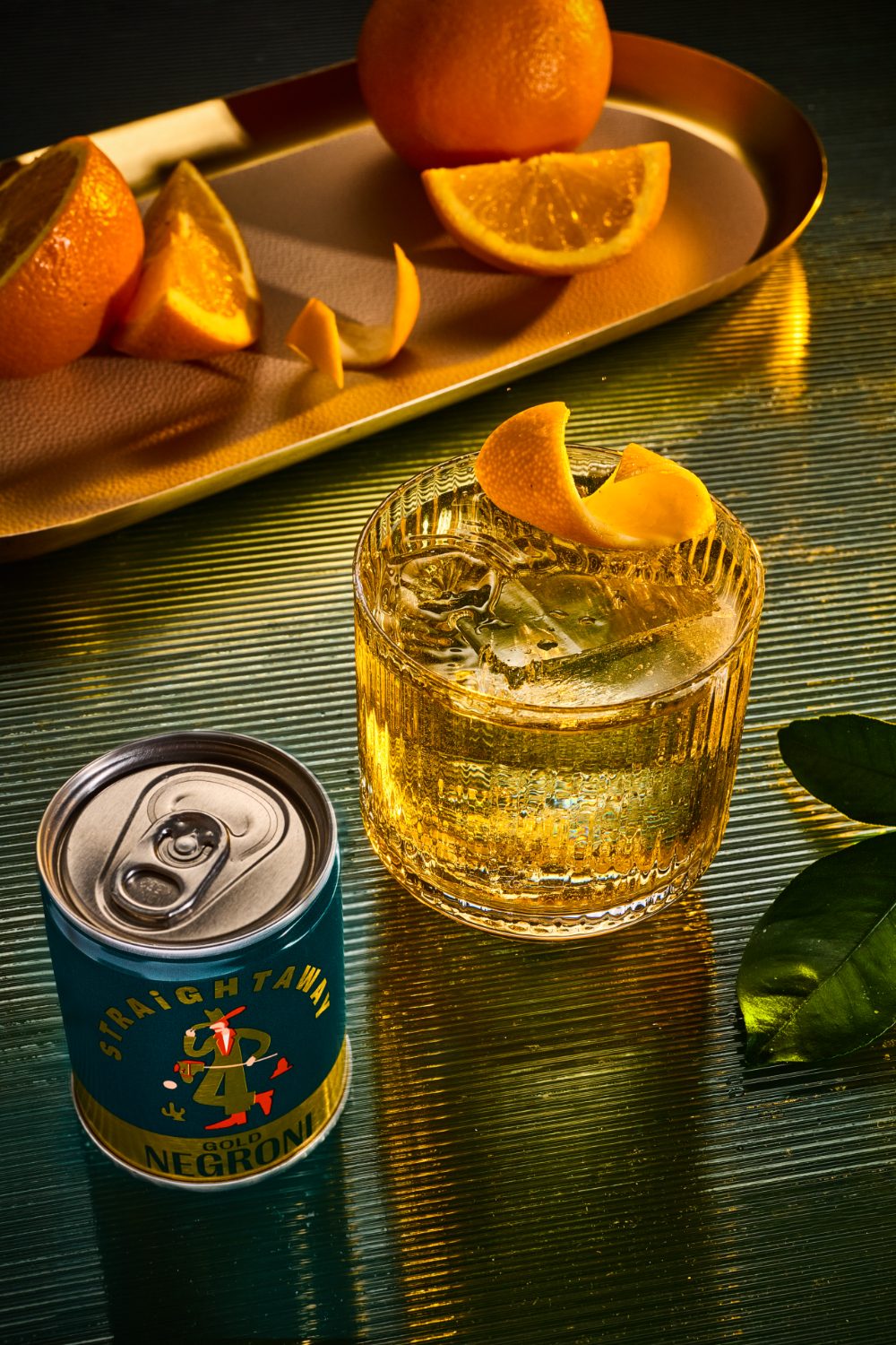 Straightaway Gold Negroni.