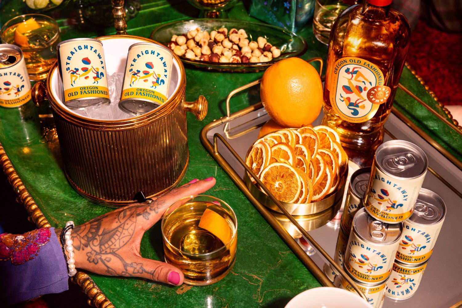 Straightaway Old Fashioned spread.