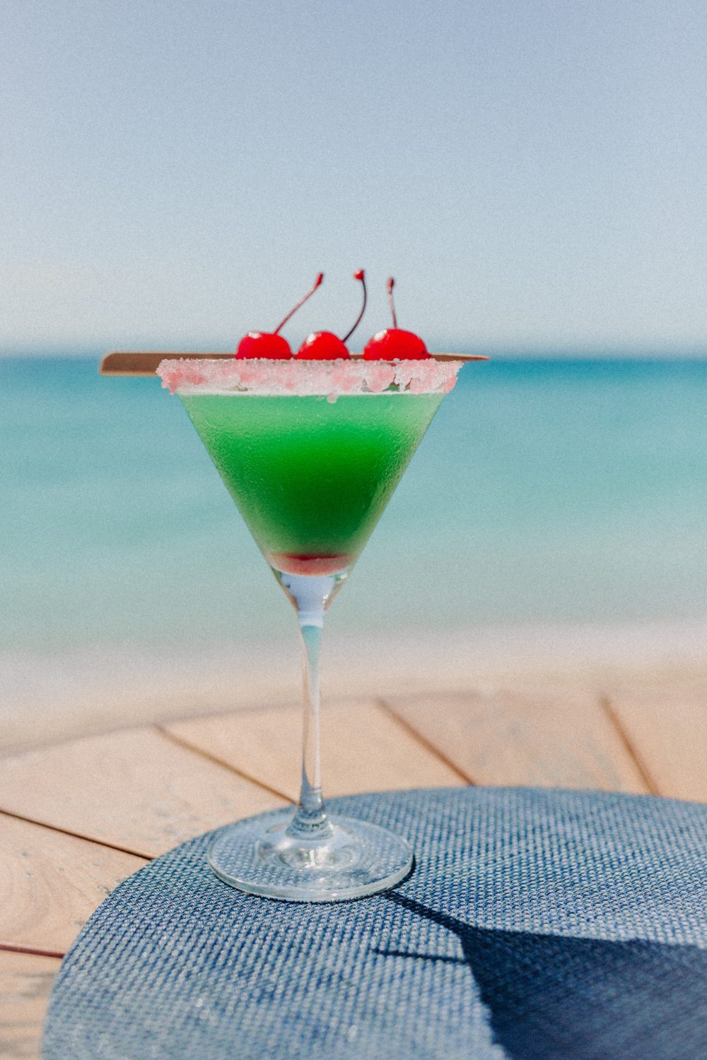 The Grinch cocktail.