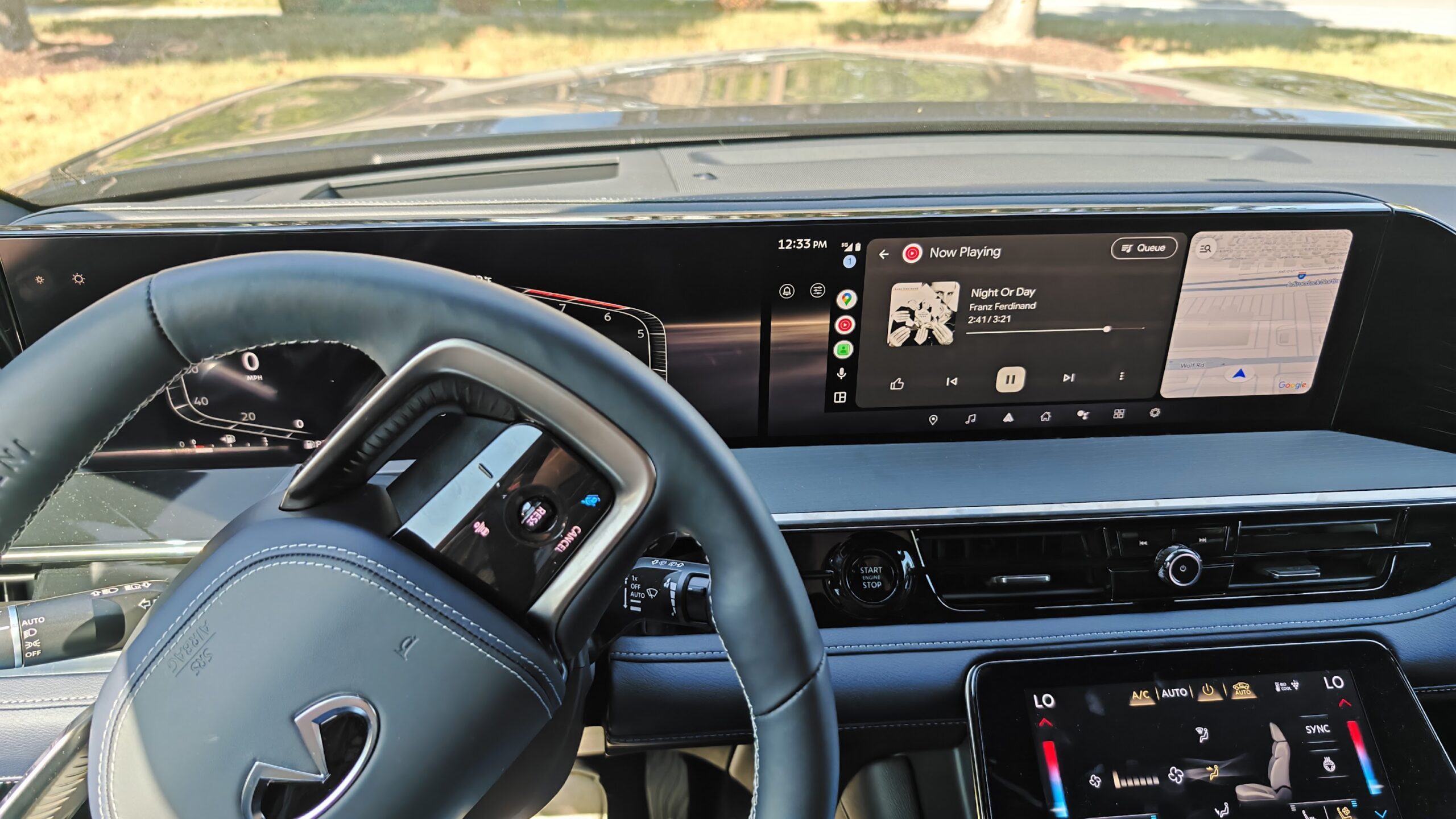 Infiniti QX80 Infotainment with Android Auto