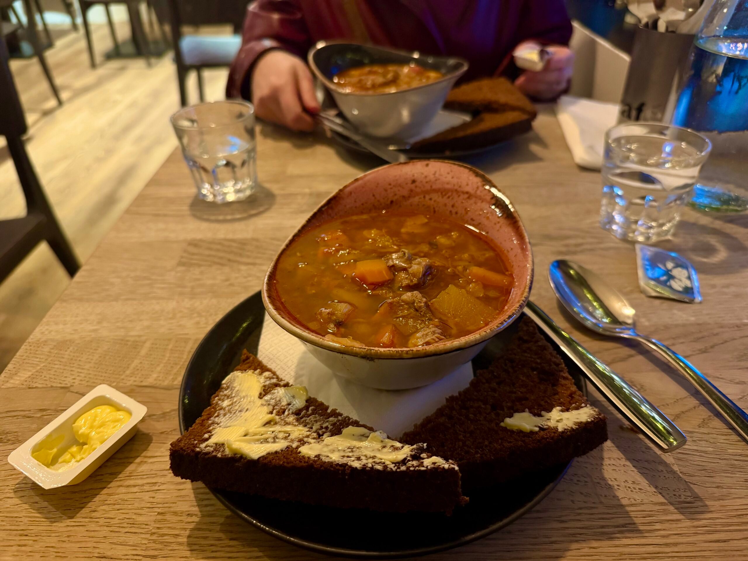 Meat stew at Cafe Loki