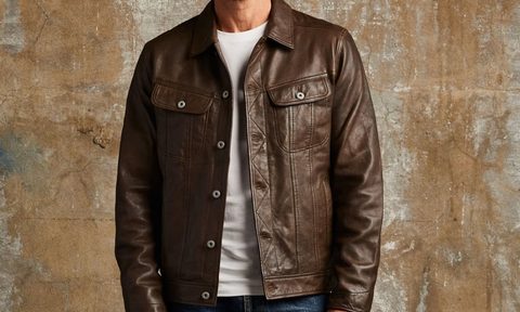 Line of Trade Dakota leather jacket deal
