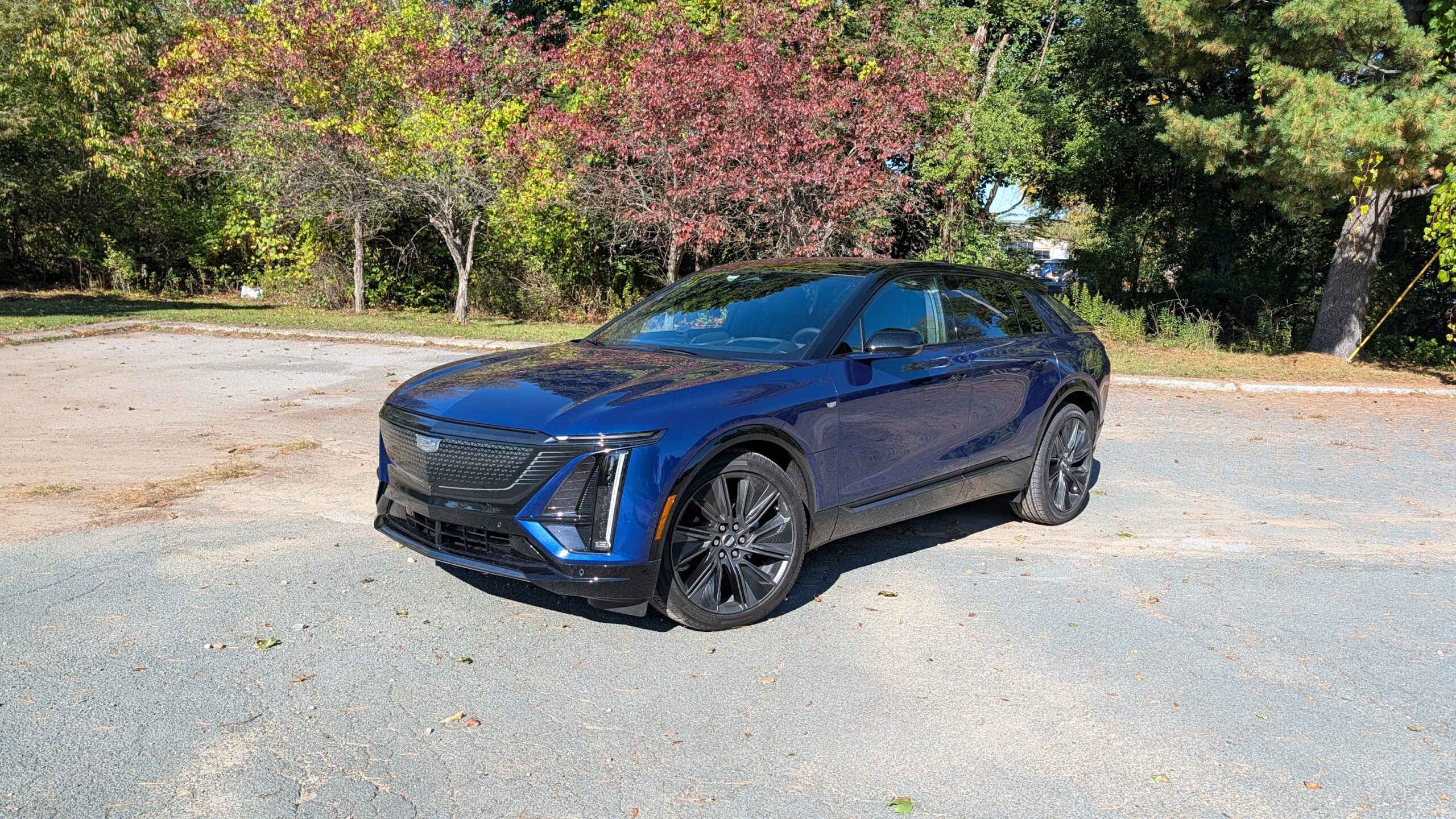 Blue Cadillac Lyriq